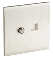 فيش منفذ كمبيوتر مع دش لون بيانو لولي