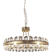 نجف مودرن ذهبي 3 اضاءات 48 واط قطر 60 سم