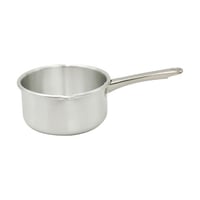 كسرولة 14 سم الومنيوم بدون غطاء يد استيل