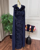 فستان مجد كحلي