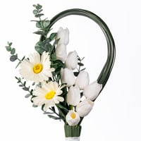 لمسة الربيع الأبيض