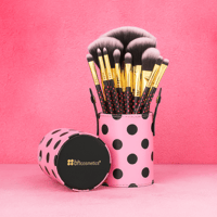 بي اتش - مجموعة فرش المكياج بينك اي| دوت اسود 11 ف...