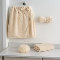 طقم مناشف حمام نسائية من الألياف الدقيقة الماصة 4...