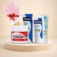 مجموعة علاج حب الشباب – غسول 10 PanOxyl + كريم Eff...