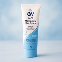 كيو في - كريم مرطب نهاري مع واقي شمس بعامل 30 درجة...