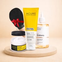 مجموعة تجديد وإشراقة البشرة – مقشر Acure + كريم ال...