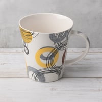 مج قهوة بطبعة مبتكرة بسيطة متعدد الألوان