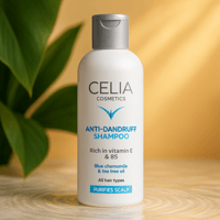 سيليا - شامبو ضد القشرة بالبابونج الازرق وزيت شجرة...