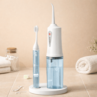 مجموعة العناية بالاسنان | جهاز تنظيف الفم + فرشاة...