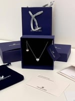 سلسال سواروفسكي فضي