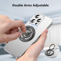 مسكة جوال مارفن ثلاث حلقات - حامل مغناطيسي مرن متو...