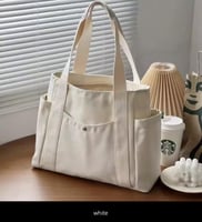 حقائب قماشية بسعة كبيرة للعمل ، حقيبة حمل للتنقل ،...