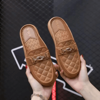 8012 half slippers-[khaki]]