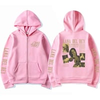 سترة بغطاء رأس بسحاب من Lana Del Rey عتيق ، ألبوم...