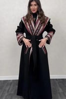 بشت مطرز بسدو مع شال