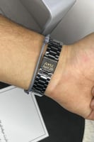 ساعة كاسيو LTP اسود مينا اخضر