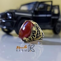 خاتم تفصيل حسب الطلب اسمك وحرفك وحرف من تحب مع عقي...