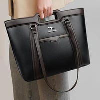 حقيبة يد نسائية كبيرة الحجم اسود