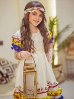 فستان بطبقات الشالكي