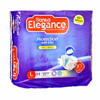 سانيتا اليجانس حفاضات كبار السن مقاس كبير 10 حفاضا...