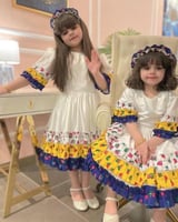 فستان رمضان بطبقات شالكي