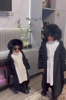 جاكيت فروه اطفال انيقه