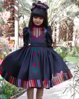 فستان يوم التأسيس بنقشه السدو