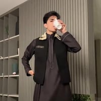 سديري رجالي اسود فرو فاخر