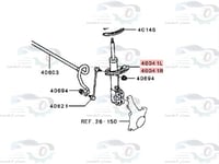 4060A464 مساعد امامي ASX يمين KYB