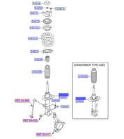 546512S300 مساعد امامي توسان 2011 يسار اصلي