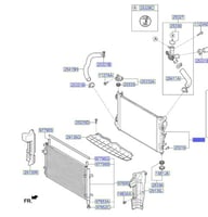 25310H7050 رديتر ماء بيجاس اصلي