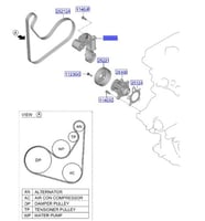 252802M000 شداد سير خارجي اكسنت 2024+ كيا سونيت 20...