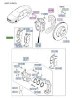 58101D4A00K فمات فرامل امامي بديل