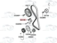 MR984375T شداد سير التوقيت ميتسوبيشي جرانديز