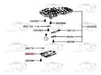 2804A059 فلتر قيربكس ميتسوبيشي ونيت L200 اصلي