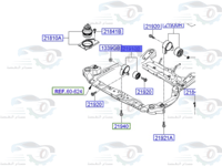219101G000 كرسي مكينة امامي اكسنت 2006 وفوق اصلي