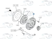 8-97310796-0 دسك كلتش دينا ايسوزو اصلي