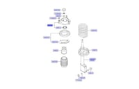 546101G505 كرسي مساعد اكسنت 2006 وفوق يســار اصلي