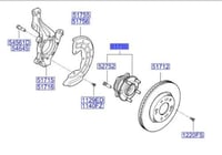 51750C1000K فلنجة هوب امامي سوناتا 2015 بديل