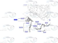 256302J450 قاعدة كوع ماء توسان 2020-2025 اصلي