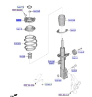 54610S1000 كرسي مساعد امامي سنتافي 2018 اصلي