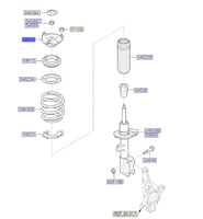 54610C5000 كرسي مساعد كارنس 2014 اصلي