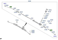 56540H7000 ذراع دركسيون داخلي بيجاس اصلي
