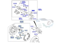 583023VA50 فحمات فرامل خلفي ازيرا اصلي