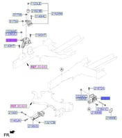 21830D3400 كرسي جيربكس توسان 2017 اصلي