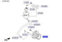 571004H200 علبة دركسون H.1 2007 فوق اصلي