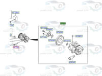 977013S000K كمبروسر مكيف توسان+ سوناتا بديل