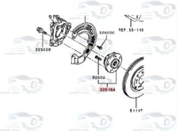 3885A016 فلنجة هوب امامي مع الرمان ميتسوبيشي جالنت...
