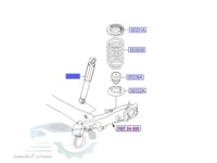 553003X100 مساعد خلفي النترا + اكسنت اصلي
