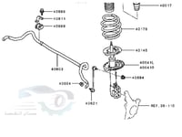 4060A562 مساعد امامي ميتسوبيشي يمين ياباني